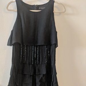 BGBG Maxazaria black beaded coctail dress